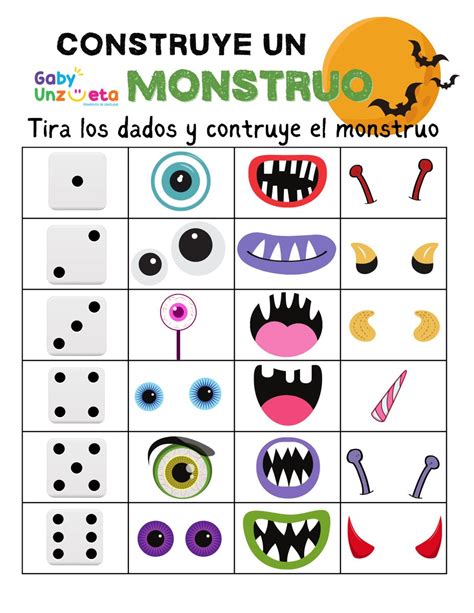 Actividad De Halloween Juegos De Monstruos Actividades Monstruos