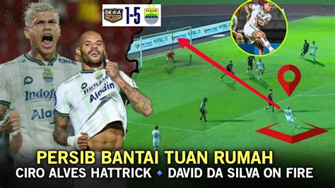 Puas Banget Nontonnya Ciro Alves Hattrick🔥persib Menang Besar Di Kandang Dewa United🔥persib 5 1