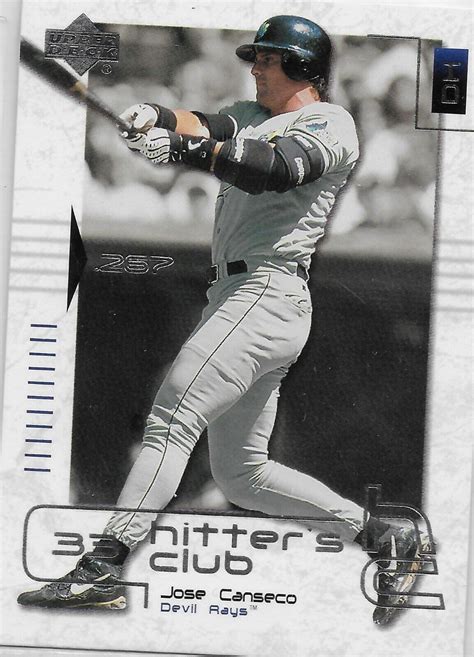 2000 Upper Deck Hitter S Club 15 Jose Canseco Tampa Bay Devil Rays EBay