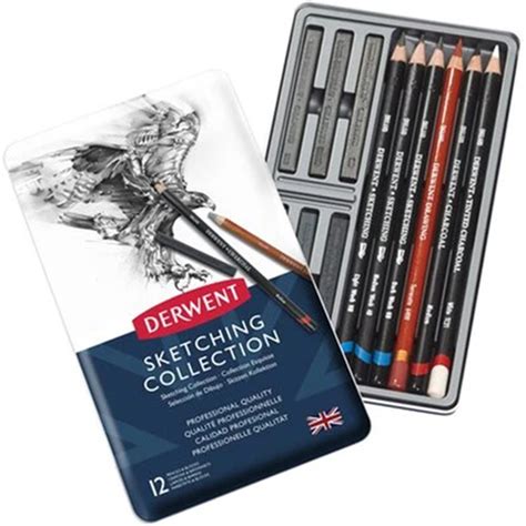 Derwent Sketching Collection Tin Of 12 Picasso Art Craft