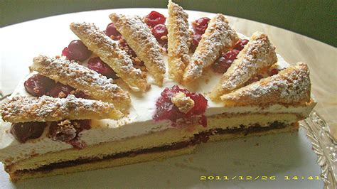 Spekulatius Kirsch Torte Rezept Mit Bild Von Knusperflocken