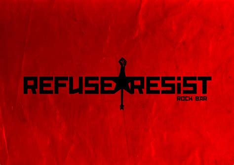 refuse resist logotype by abrakadavra on DeviantArt