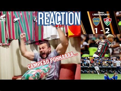 React Boca Juniors X Fluminense Fluminense Campe O Da Libertadores