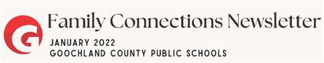 January 2022 Family Connections Newsletter | Goochland County Public Schools