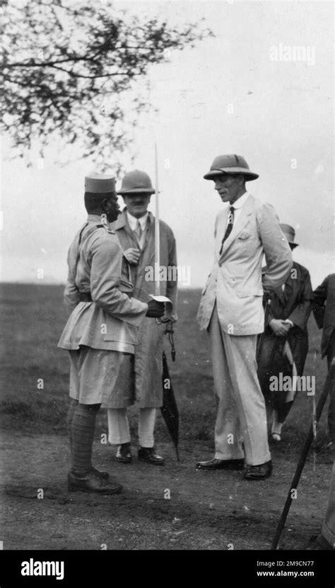 Lord Irwin, Viceroy of India, and Sir Reginald Glancy, Indore, India Stock Photo - Alamy