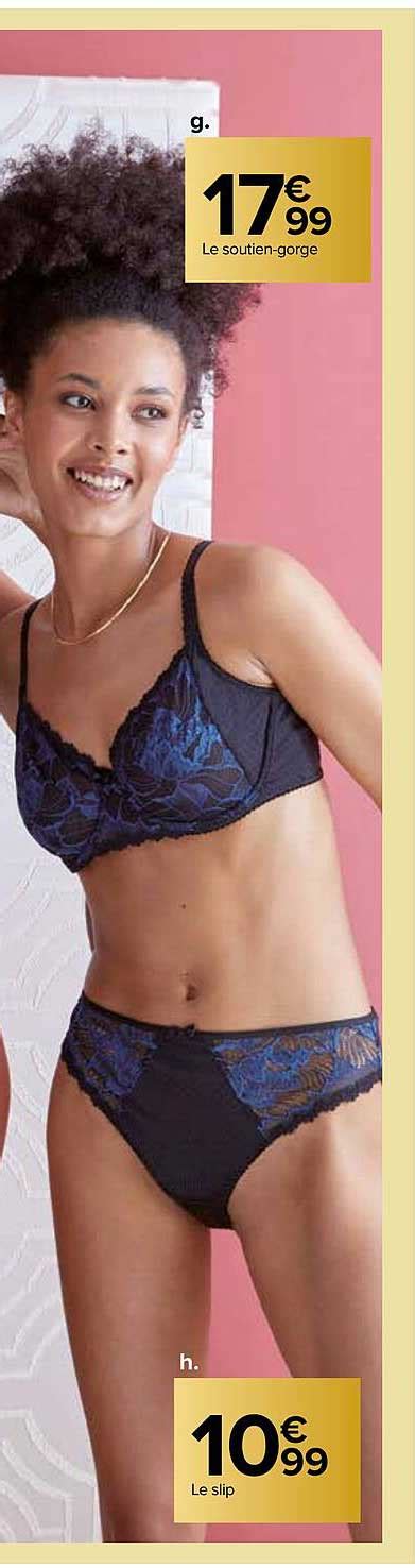 Promo Le Soutien Gorge Le Slip Chez Carrefour ICatalogue Fr