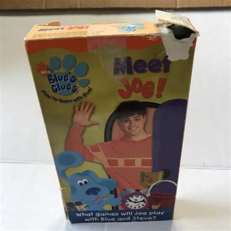 Blues Clues Meet Joe Vhs 2002 Eur 1316 Picclick Fr