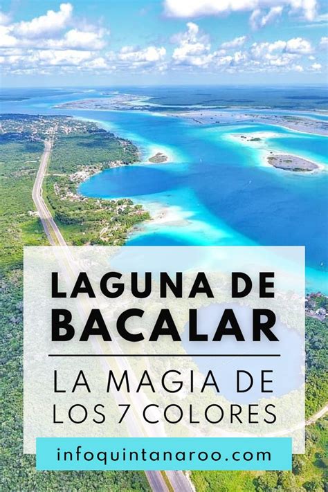 An Aerial View Of The Lagoons In Bacalar La Magia De Los Colors