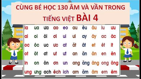 4 Dạy bé đọc 130 âm và vần Tiếng Việt Đánh vần Tiếng Việt Chuẩn bị