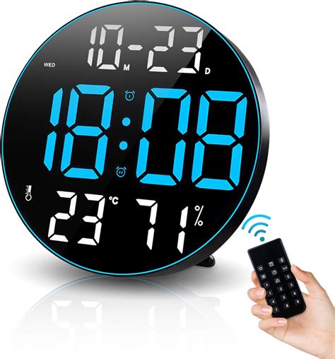 Amazon Pikapikap Digital Wall Clock Large Display Digital