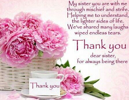 Thank You Dear Sister For Always Being There Pictures Photos And