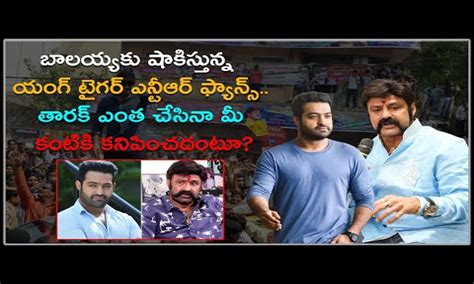 Jr Ntr Fans Shock To Balakrishna Jr Ntr Fans Shock To Balakrishna