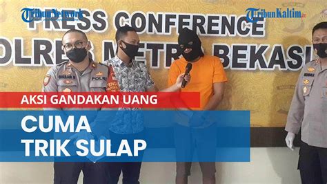 Aksi Gandakan Uang Ustaz Gondrong Cuma Trik Sulap Ratusan Orang Datang