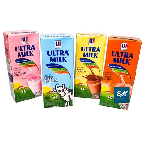 Susu Ultra Ml Susu Uht Susu Ultra Milk Ml Lazada Indonesia