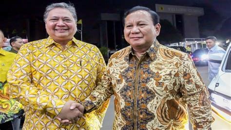 Prabowo Subianto Hadiri Pertemuan Parpol Koalisi Indonesia Maju Di