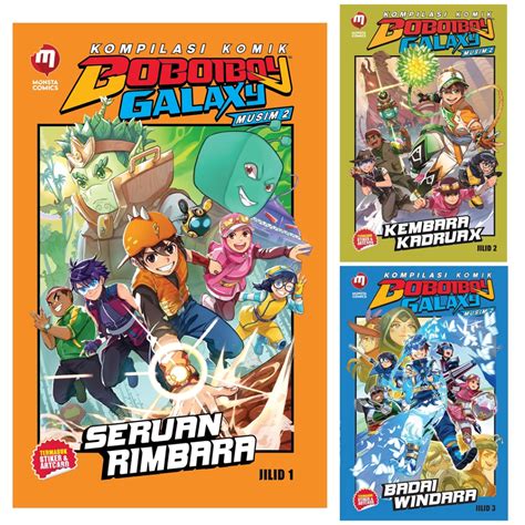 Kompilasi Komik Boboiboy Galaxy Musim Jilid Eksklusif Di