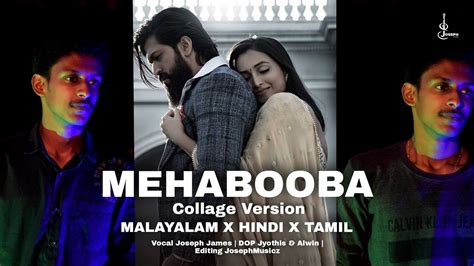 Mehabooba Song Cover Kgf Chapter 2 Hindi X Malayalam X Tamil