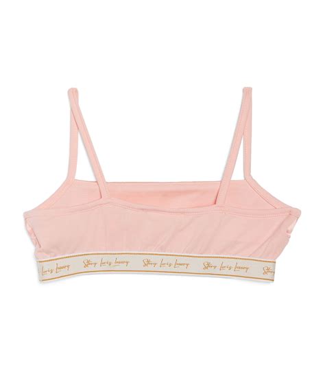 Story Loris Pink Satin Bralette 4 14 Years Harrods Uk