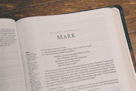 background   gospel  mark bible  life