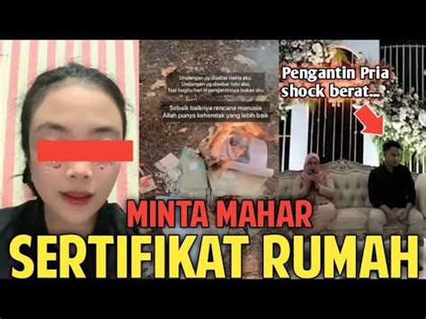 Bikin Geger Kisah Pilu Gagal Nikah Karena Minta Mahar Sertifikat Rumah