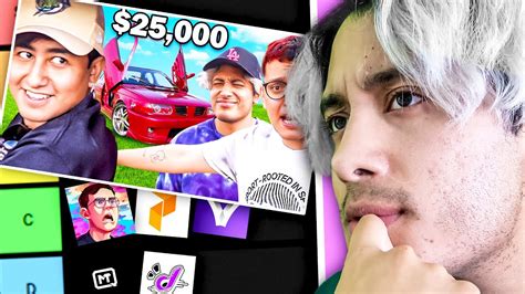 Clasificando Autos De Youtubers Famosos Youtube