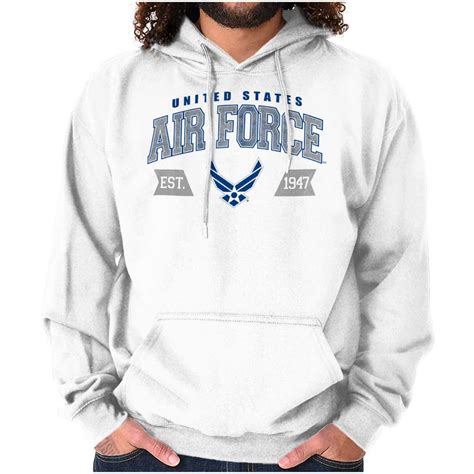 Usaf Air Force Athletic American Military Hoodie Hooded Sweatshirt Men