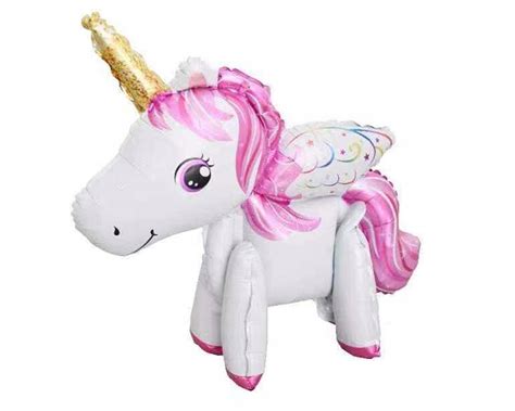 BALONY FOLIOWY STOJĄCY JEDNOROŻEC 3D UNICORN 52CM 13557742368 Allegro pl