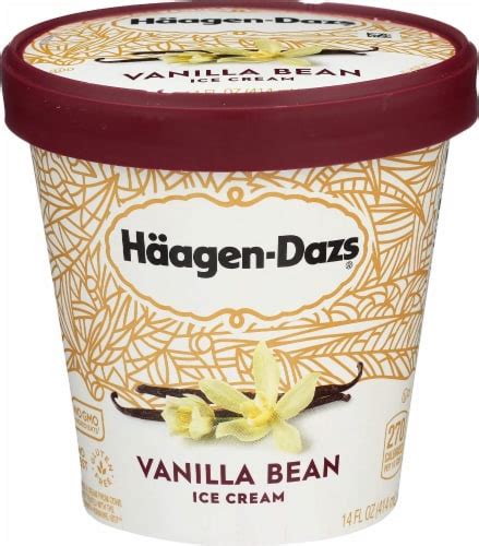 HAAGEN DAZS Ice Cream Vanlila Bean 8 Count 1 Pint QFC