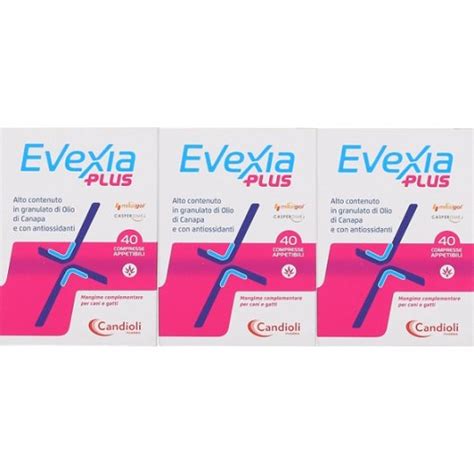 Evexia Plus Compresse Per Cani E Gatti Ad Alto Contenuto Di Olio Di