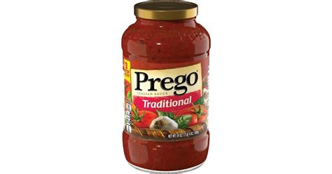 Prego Pasta Sauce Traditional Italian Tomato Sauce • Price