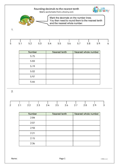 Rounding To Nearest Tenth Decimal