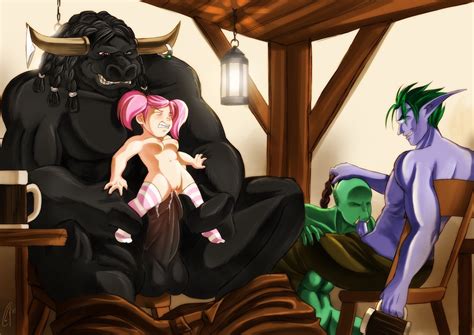 Rule 34 Chair Elf Elf Male Fellatio Female Gnome Gnome Warcraft Gnome Female Green Hair Hair