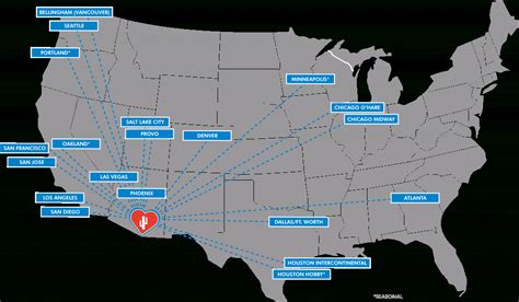 Tucson International Airport Map