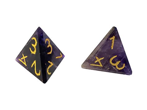 D4 Gemstone Amethyst 4 Sided Dice Sydney Board And Card Games