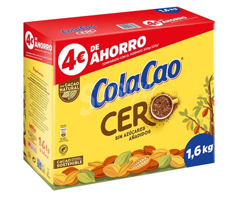 Cola Cao Colacao Cacao soluble 0 azúcares añadidos 1 5 kg