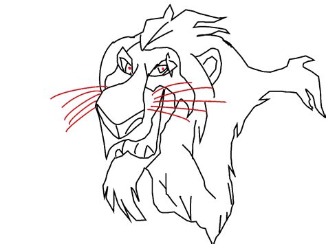 How To Draw With RC Scar From The Lion King