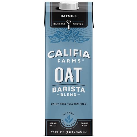 Buy Califia Farms Oat Barista Blend Oat Milk Oz Dairy Free