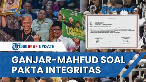 Ganjar Mahfud Respons Pakta Integritas Asn Menangkan Kubunya Klaim Tak