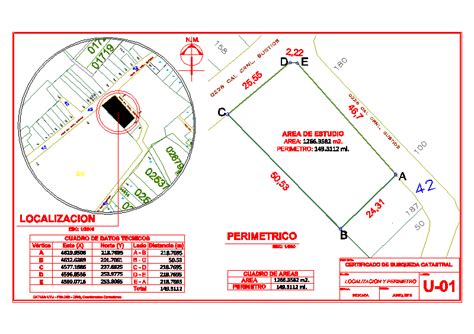 Planos De Ubicacion En Dwg Autocad Topografía Varios En Planospara