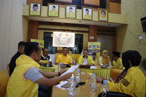 Badan Saksi Nasional Partai Golkar Riau Konsolidasi Ke Bsnpg Pekanbaru