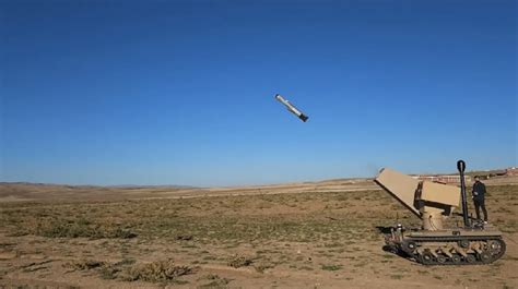 Turkeys Barkan 2 Unmanned Ground Vehicle Fires Mete Laser Guided