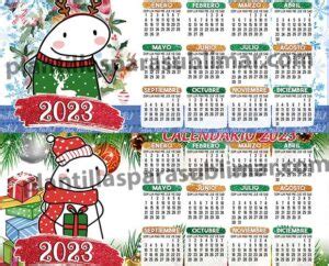 Flork Calendario Navidad Plantillas Para Sublimar