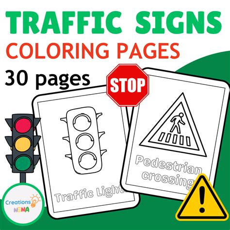 Traffic Signs Coloring Pages | Made By Teachers