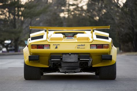 Yellow Supercars Lp Cars K Countach Lamborghini