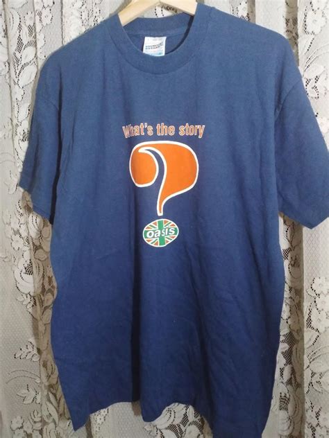 Vintage Oasis Whats The Story Promo T Shirt Men S Fashion Tops