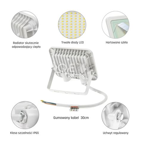 Naświetlacz zewnętrzny LED 20W NOCTIS LUX 2 SLI029042CW Spectrum