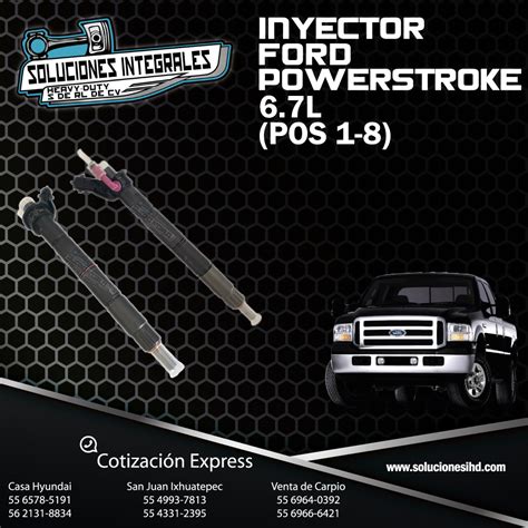 INYECTOR FORD POWERSTROKE 6 7L POS 1 8 Soluciones IHD