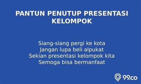 Pantun Penutup Presentasi Yang Ampuh Cairkan Suasana