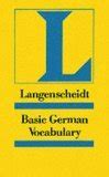 Langenscheidt Grundwortschatz Deutsch Basic German Vocabulary