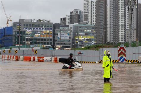 南韓暴雨成災打破百年紀錄 至少9死17傷 國際 自由時報電子報